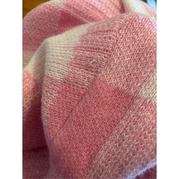 Revolve More To Come Bonnie Cardigan SZ XS Pink Peppy Plaid Coquette Gold Button - Picture 8 of 8